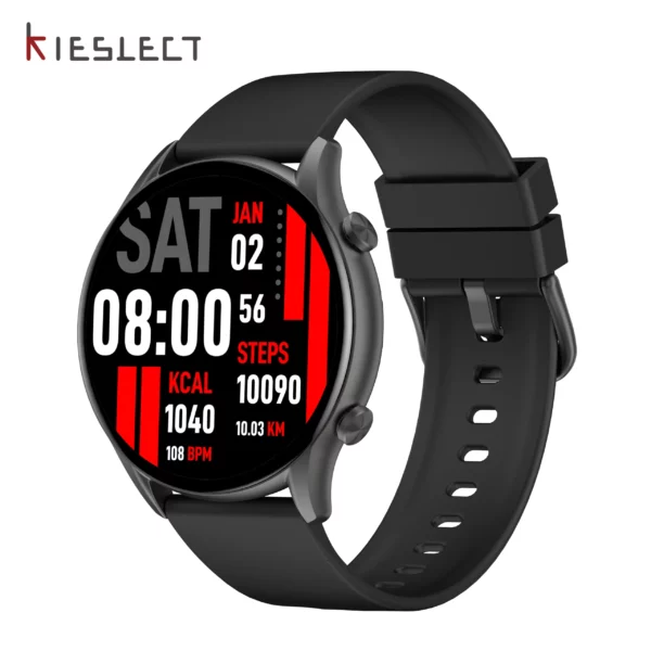 Montre Connectée kieslect Smart Watch kr Noir – Image 3