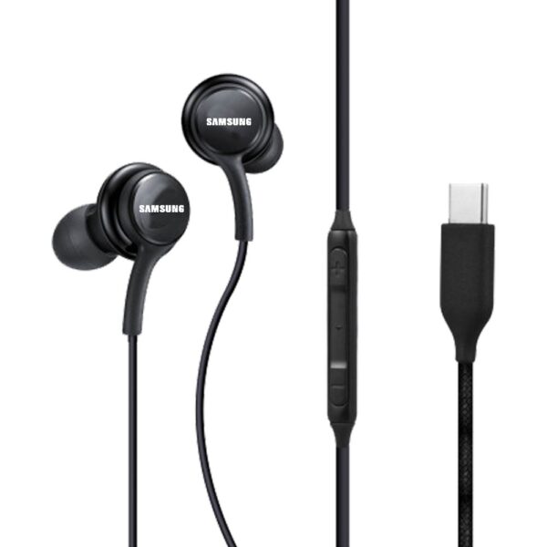 Ecouteurs avec Micro Type C Samsung AKG - Noir – Image 2