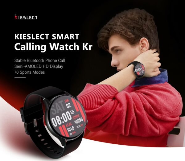 Montre Connectée kieslect Smart Watch kr Noir