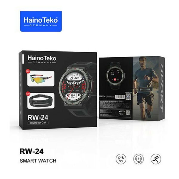 Pack Montre Connectée Haino Teko RW24 + Sacoche + Lunette De Sport – Image 2