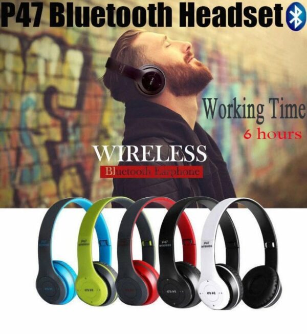 Casque Bluetooth sans Fil P47 – Image 4