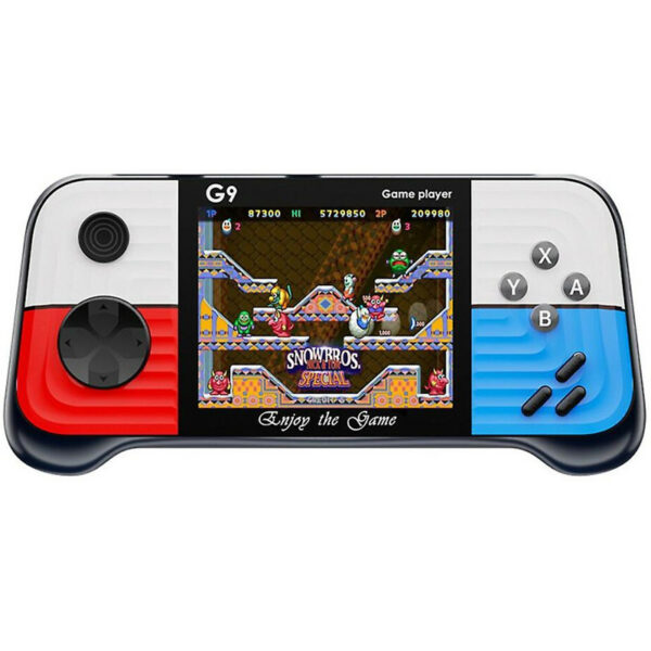 Console De Jeu G9 Pour Enfants 666 Jeux Bleu & Rouge – Image 2