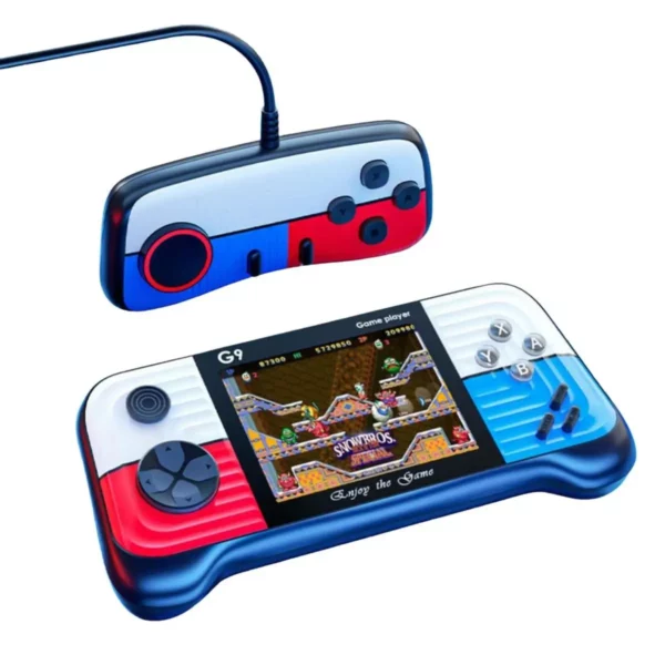 Console De Jeu G9 Pour Enfants 666 Jeux Bleu & Rouge – Image 7